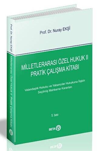 Milletlerarası Özel Hukuk 2 - Pratik Çalışma Kitabı - 1