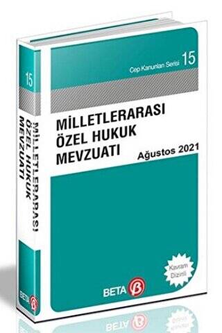 Milletlerarası Özel Hukuk Mevzuatı Ağustos 2021 - 1