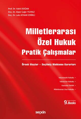 Milletlerarası Özel Hukuk Pratik Çalışmalar - 1