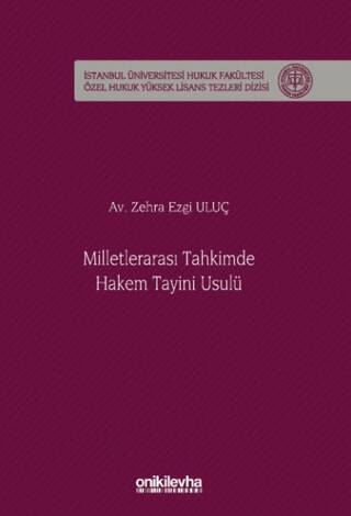 Milletlerarası Tahkimde Hakem Tayini Usulü - 1
