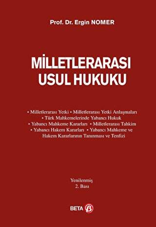 Milletlerarası Usul Hukuku - 1