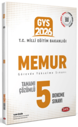 Milli Eğitim Bakanlığı Memur Tamamı Çözümlü GYS 5 Deneme Sınavı - 1