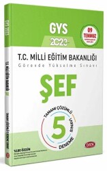 Milli Eğitim Bakanlığı Şef Tamamı Çözümlü GYS 5 Deneme Sınavı - 1