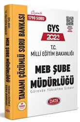 Milli Eğitim Bakanlığı Şube Müdürlüğü Tamamı Çözümlü GYS Soru Bankası - 1