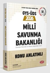 Milli Savunma Bakanlığı GYS Konu Anlatımlı - Data Yayınları