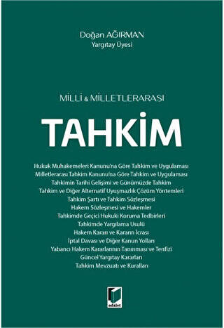 Milli ve Milletlerarası Tahkim - 1