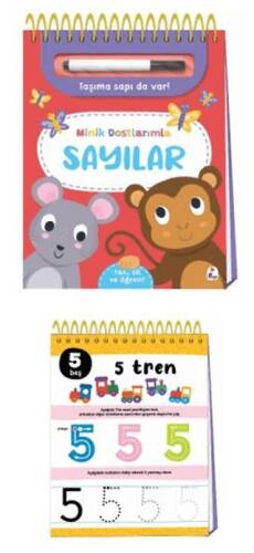 Minik Dostlarımla Sayılar – Yaz, Sil ve Öğren - 1