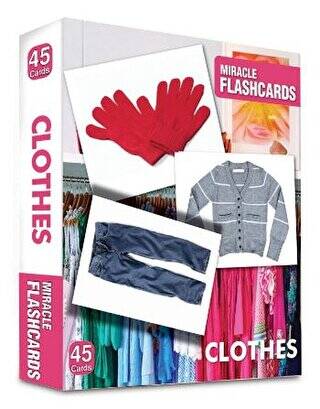 Miracle Flashcards - Clothes-Box 45 Cards - 1