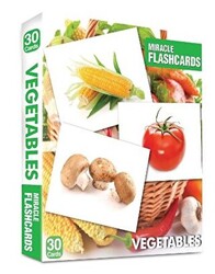 Miracle Flashcards - Vegetables Box 30 Cards - 1