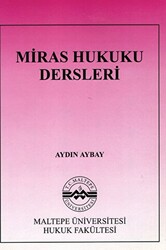 Miras Hukuku Dersleri - 1