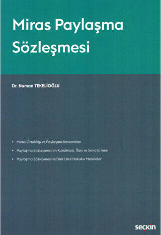 Miras Paylaşma Sözleşmesi - 1