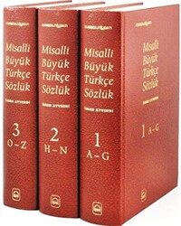 Misalli Büyük Türkçe Sözlük - 3 Cilt Takım - 1