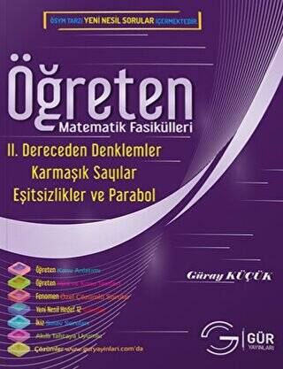 Model Matematik Fasikülleri 2. Dereceden Denklemler Eşitsizlikler ve Parabol - 1