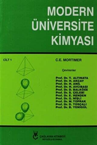 Modern Üniversite Kimyası Cilt 1 - 1