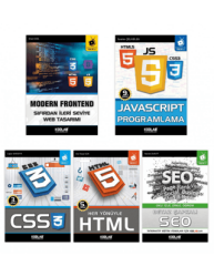 Modern Web Tasarım Seti 2 5 Kitap Takım - Kodlab Yayın Dağıtım