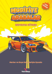 Modifiye Arabalar Boyama Kitabı - Yeti Kitap