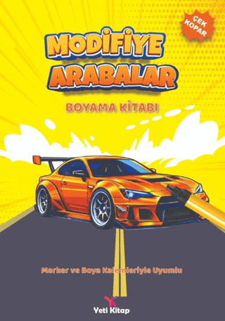 Modifiye Arabalar Boyama Kitabı - 1