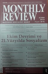 Monthly Review Bağımsız Sosyalist Dergi Kasım 2017 - 4. Sayı - 1