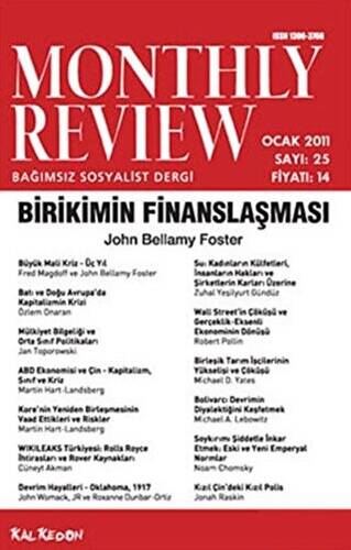 Monthly Review Bağımsız Sosyalist Dergi Sayı: 25 - Ocak 2011 - 1