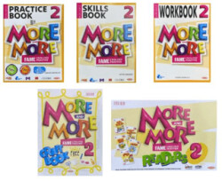 More and More English 2 Practice Book - Workbook + 5 Hikaye Kitabı + Craft Book Kurmay ELT Yayınları - 1