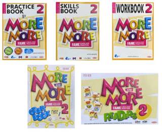 More and More English 2 Practice Book - Workbook + 5 Hikaye Kitabı + Craft Book Kurmay ELT Yayınları - 1