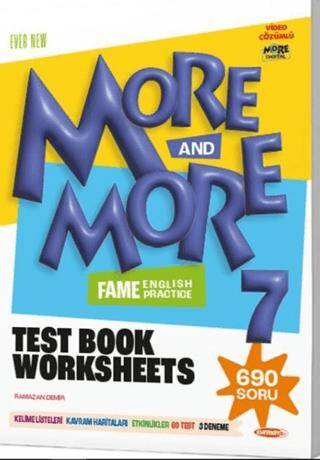 More More English 7 Fenomen Test Book Worksheets - 1