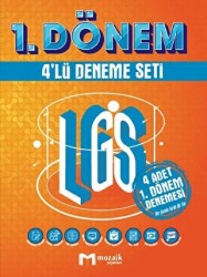 8. Sınıf LGS 1. Dönem 4 lü Deneme Sınavı - 1