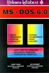 MS-DOS 6.0 Debug - Memmaker - Interlnk - Msbackup - Defrag - Doublespace - Msav - Mscdex Anti-Virus for Windows - Backup for Windows - Undelete for Windows - Türkmen Kitabevi