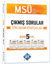 MSÜ Çıkmış Sorular Son 5 Yıl Tıpkı Basım Fasikülleri - 1