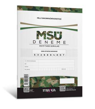 2025 MSÜ Deneme Tamamı Video Çözümlü - 1