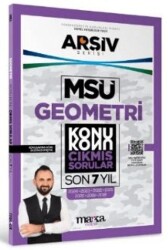 MSÜ Geometri Konu Konu Çıkmış Sorular Son 7 Yıl - Marka Yayınları