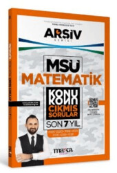 MSÜ Matematik Konu Konu Çıkmış Sorular Son 7 Yıl - Marka Yayınları