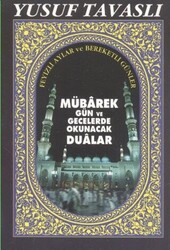Mübarek Gün ve Gecelerde Okunacak Dualar Cep Boy C16 - 1