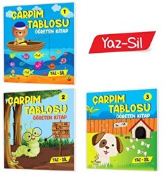 Mucit Karınca Çarpım Tablosu Öğreten Kitap Serisi YAZ-SİL - Yükselen Zeka Yayınları