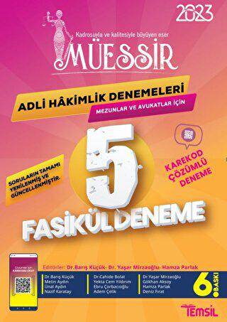 Müessir Adli Hakimlik Cevaplı Denemeleri-2023 - 1