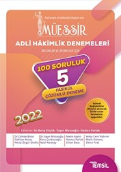 Müessir Adli Hakimlik Denemeleri Tamamı Çözümlü 5 Deneme - 1