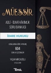 Müessir Adli-İdari Hakimlik Soru Bankası - İdare Hukuku - 1