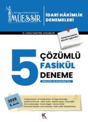 Müessir İdari Hakimlik Denemeleri - 2025 Çözümlü 5 Deneme - Kuram Kitap