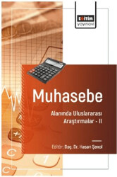 Muhasebe Alanında Uluslararası Araştırmalar – II - 1