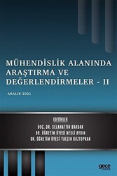 Mühendislik Alanında Araştırma ve Değerlendirmeler - 2 - 1