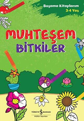 Muhteşem Bitkiler - Boyama Kitaplarım 3 - 4 Yaş - 1