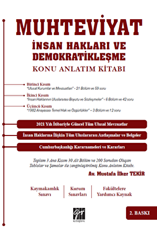 Muhteviyat İnsan Hakları ve Demokratikleşme - 1