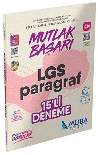 Mutlak Başarı LGS Paragraf 15`li Deneme - 1
