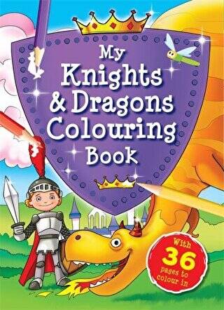 My Knights and Dragons Colouring Book - 1