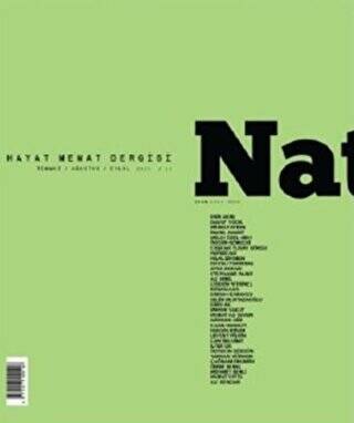 Natama Dergisi Sayı: 11 Temmuz -Ağustos - Eylül 2015 - 1