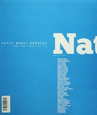 Natama Dergisi Sayı: 12 Ekim - Kasım - Aralık 2015 - 1
