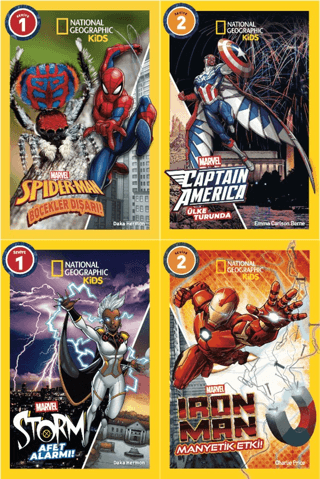 National Geographic Kids - Marvel Kahramanları ile Keşif Yolculuğu Serisi - 1