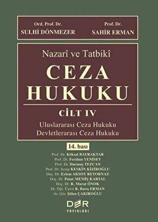 Nazari ve Tatbiki Ceza Hukuku Cilt 4 - 1