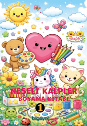Neşeli Kalpler Boyama Kitabı - 1 - Bilgeyol Yayınevi
