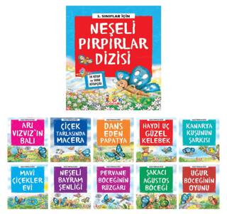 Neşeli Pırpırlar Dizisi 10 Kitap+Soru Kitapçığı - 1